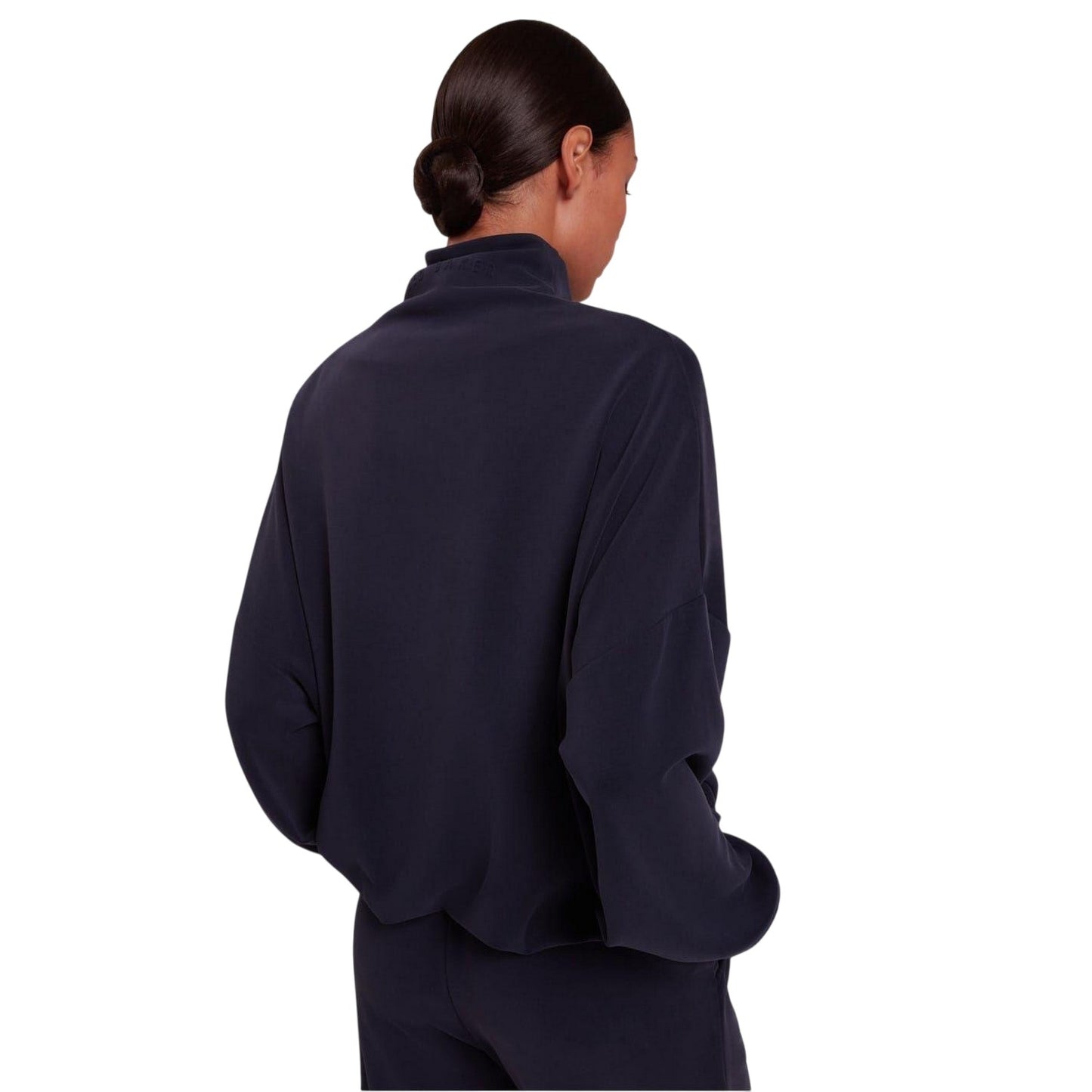 Navy - Back - Ted Baker Womens-Ladies Funnel Neck Sweatshirt