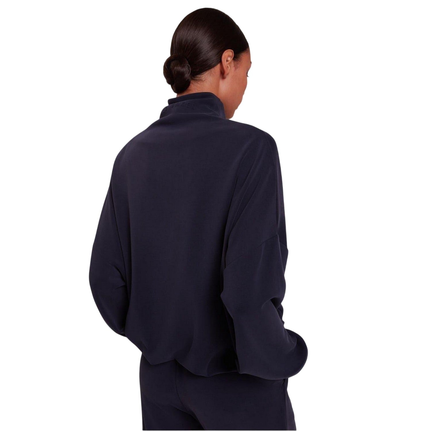 Navy - Back - Ted Baker Womens-Ladies Funnel Neck Sweatshirt