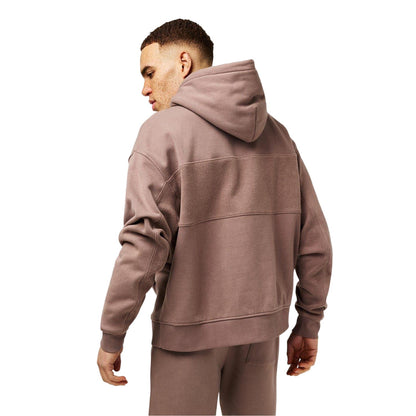 Brick - Back - Jack Wills Mens Reverse Hoodie