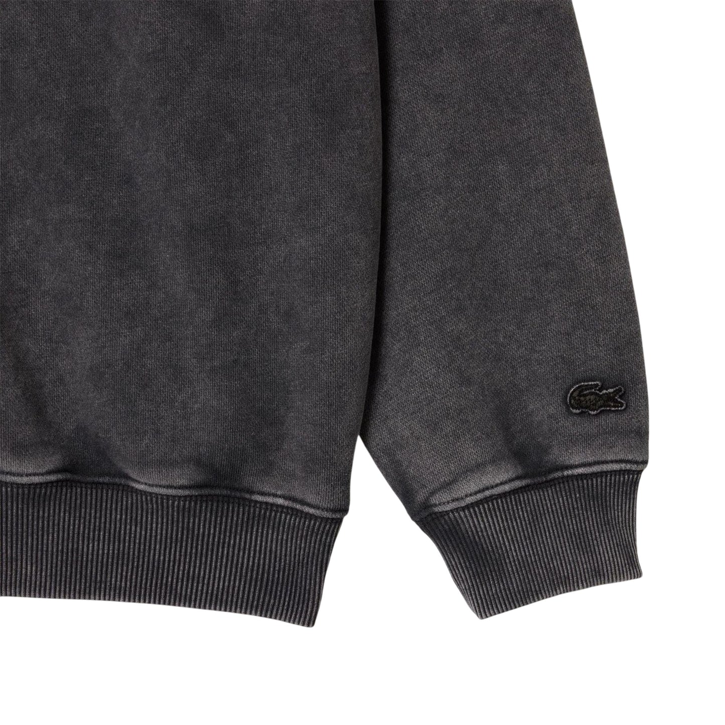 Black - Lifestyle - Lacoste Mens Embroidered Logo Sweatshirt