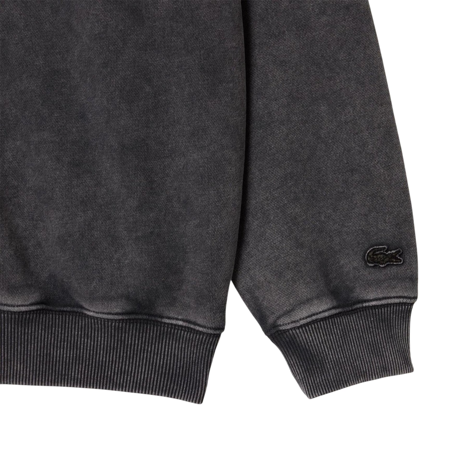 Black - Lifestyle - Lacoste Mens Embroidered Logo Sweatshirt