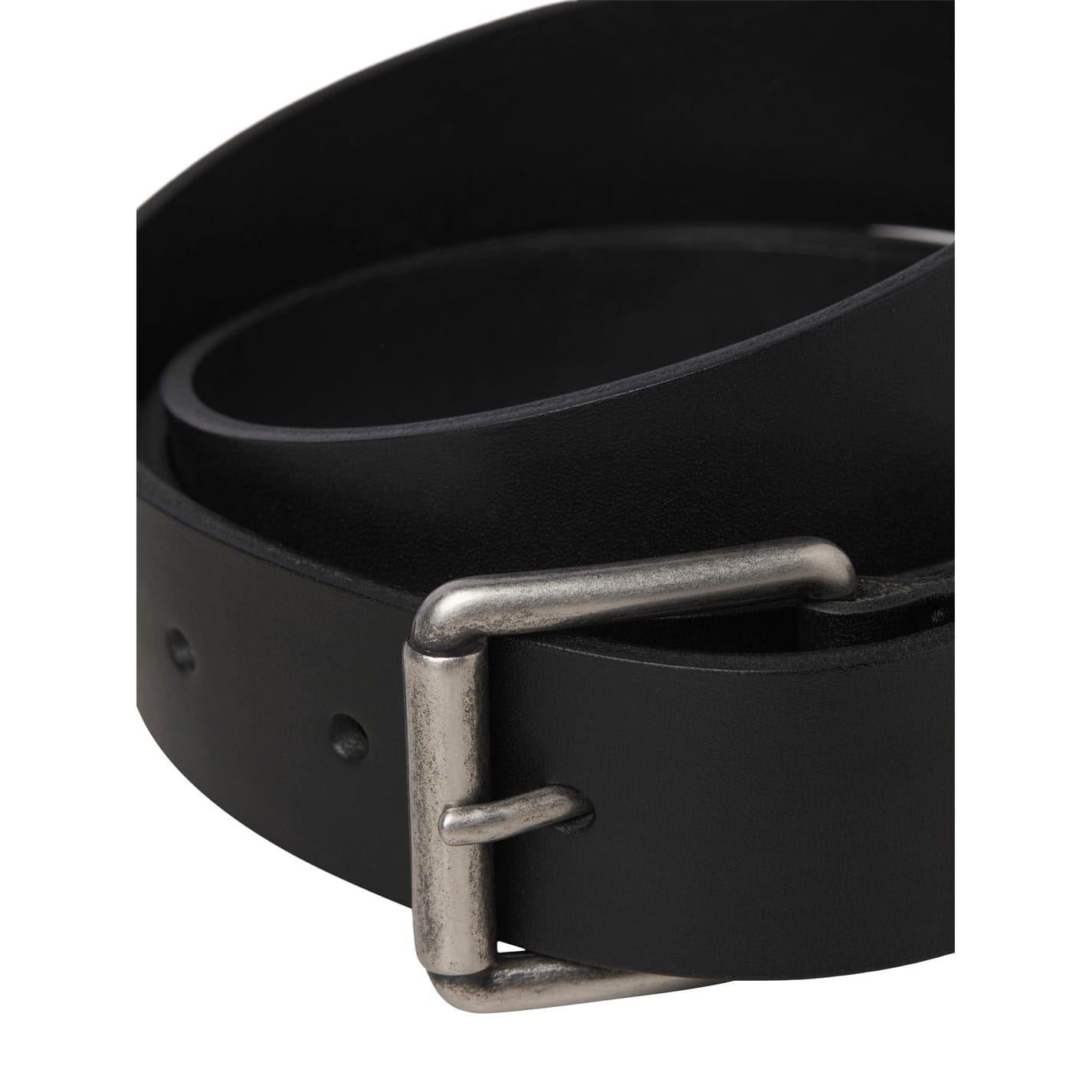 Black - Side - Jack And Jones Mens Casual Belt