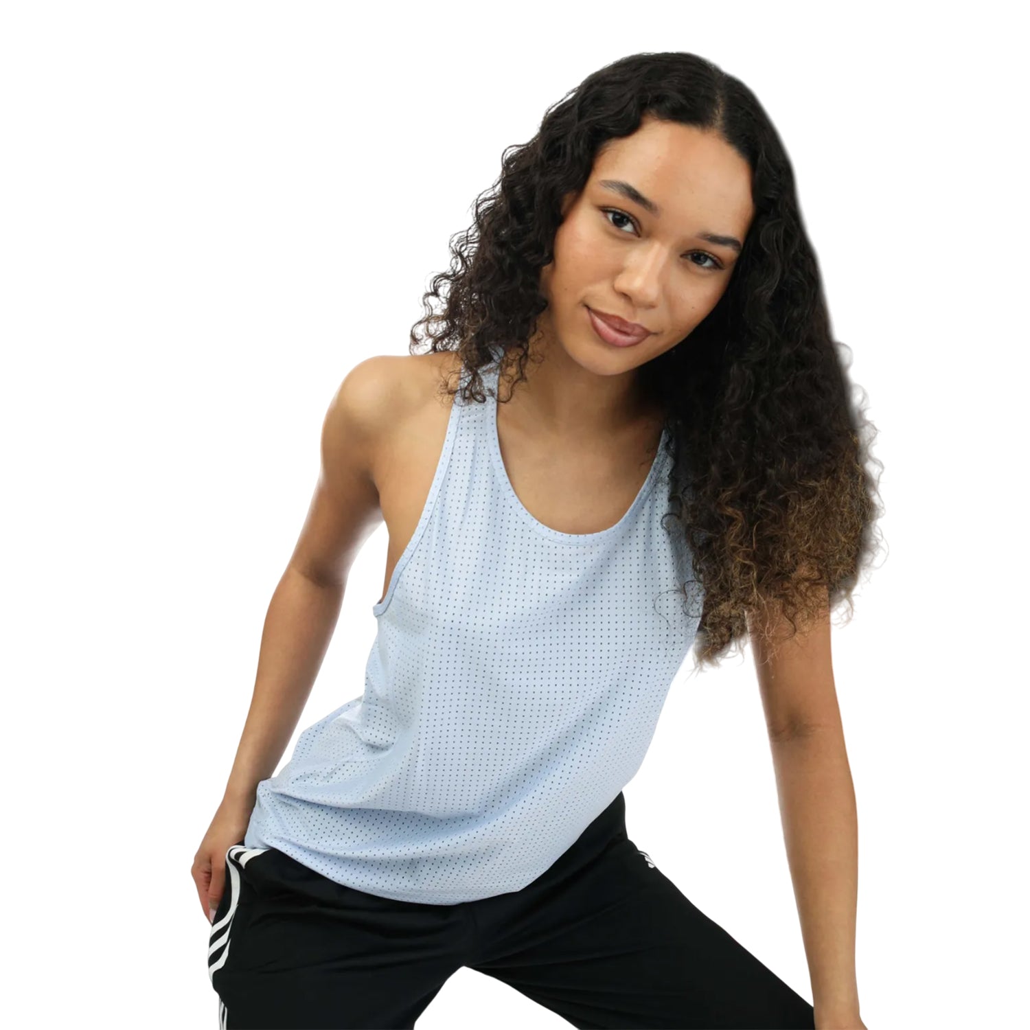 Blue - Lifestyle - Adidas Womens-Ladies Tank Top
