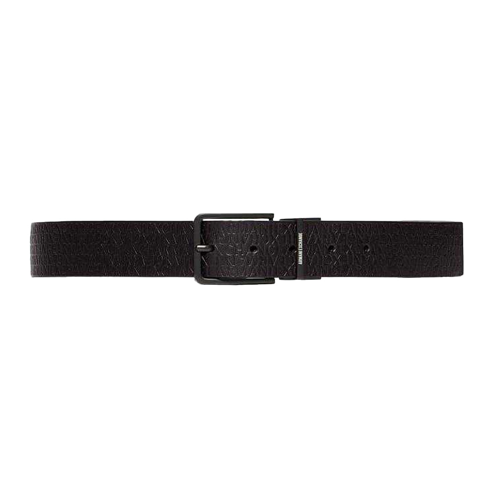 Black - Back - Armani Exchange Mens Reversible Casual Belt