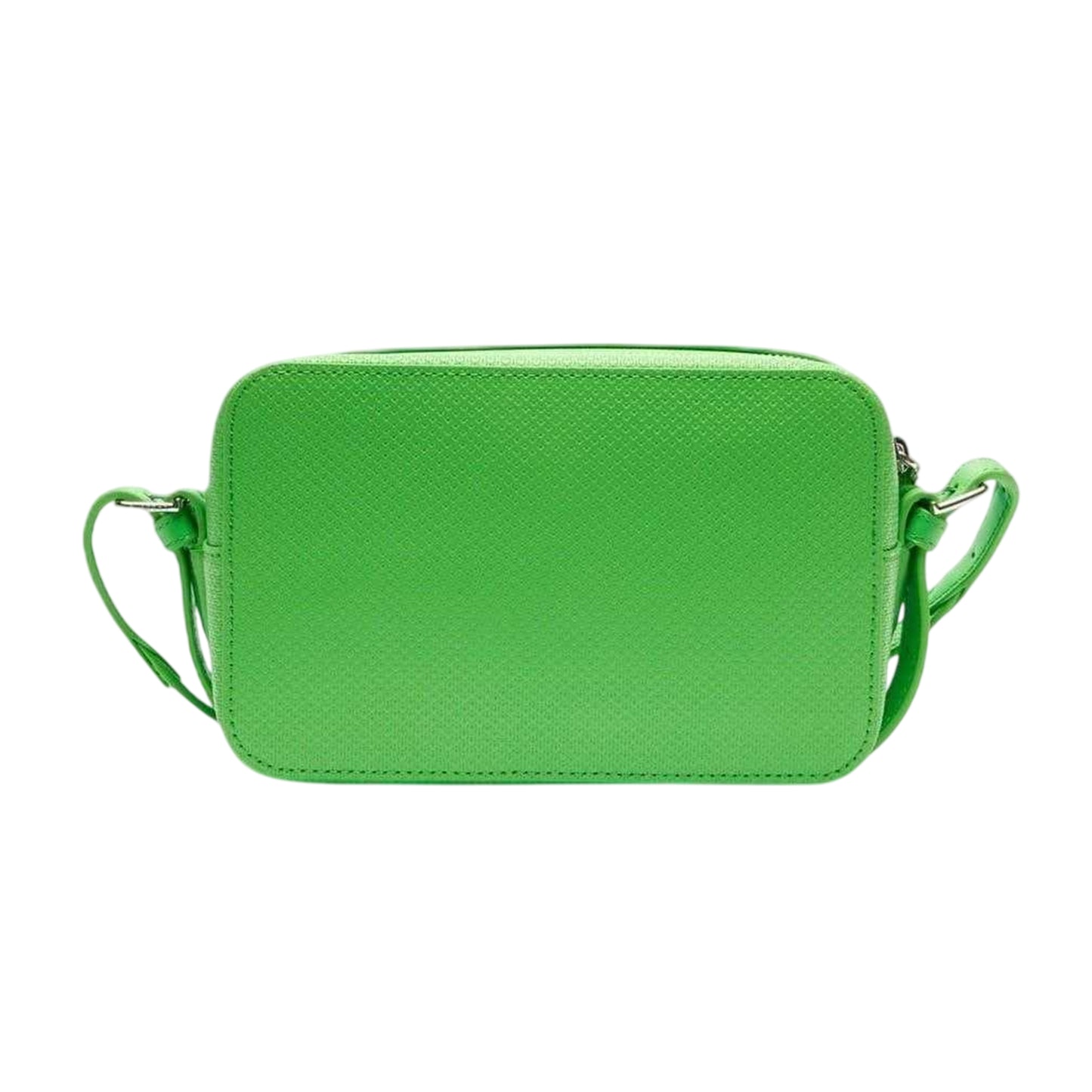 Green - Back - Lacoste Womens-Ladies Chantaco Cow Leather Shoulder Bag