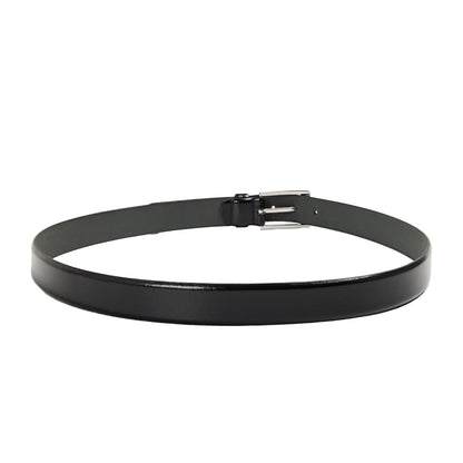 Black - Back - Boss Mens Cowhide Leather Dress Belt