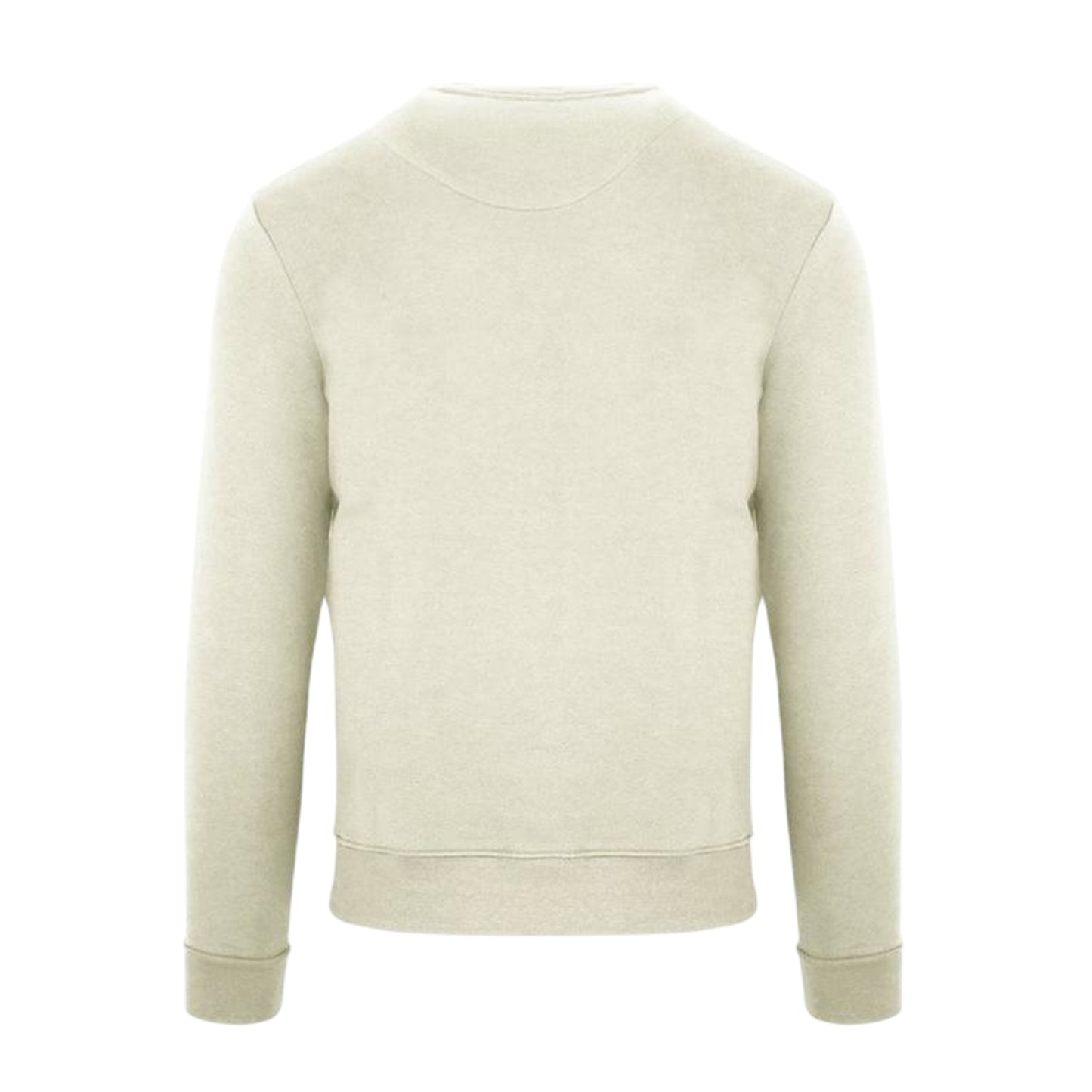 Butter - Back - Aquascutum Mens Cotton Blend Ribbed Collar Regular Sweatshirt