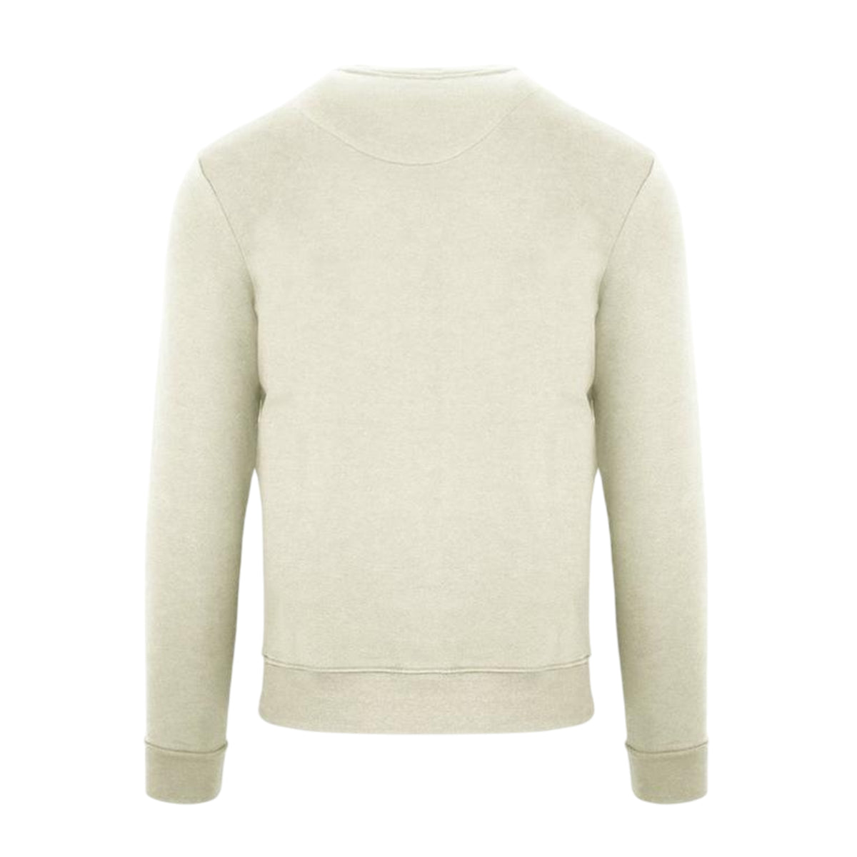 Butter - Back - Aquascutum Mens Cotton Blend Ribbed Collar Regular Sweatshirt