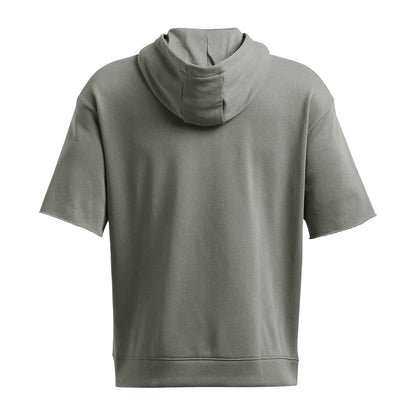 Green - Back - Under Armour Mens Project Rock Graphic Print Relaxed Fit Drawstring Hoodie
