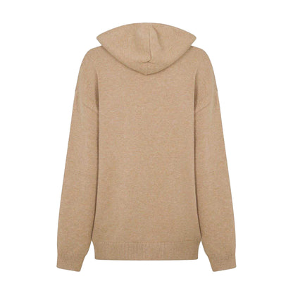 Camel - Back - 4th & Reckless Womens-Ladies Jackson Oversized Hoodie
