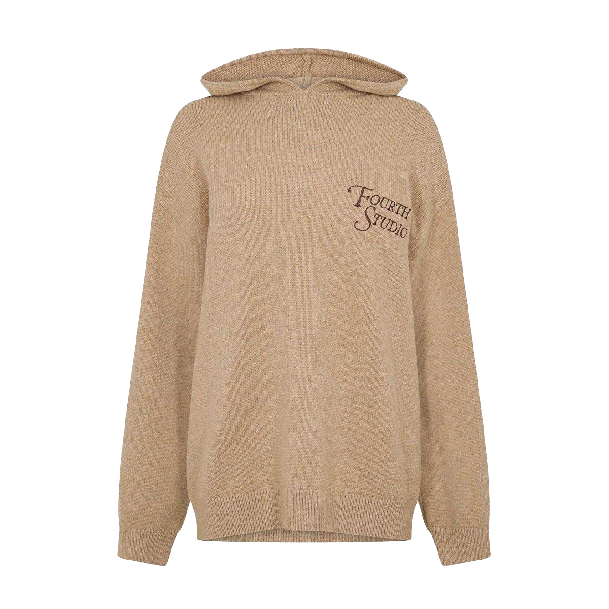 Camel - Front - 4th & Reckless Womens-Ladies Jackson Oversized Hoodie