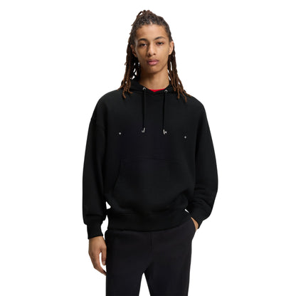 Black - Side - Hugo Unisex Adult Doland Hoodie