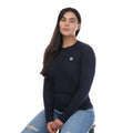 Navy - Lifestyle - Ted Baker Womens-Ladies Averiii Merino Wool Crew Neck Jumper