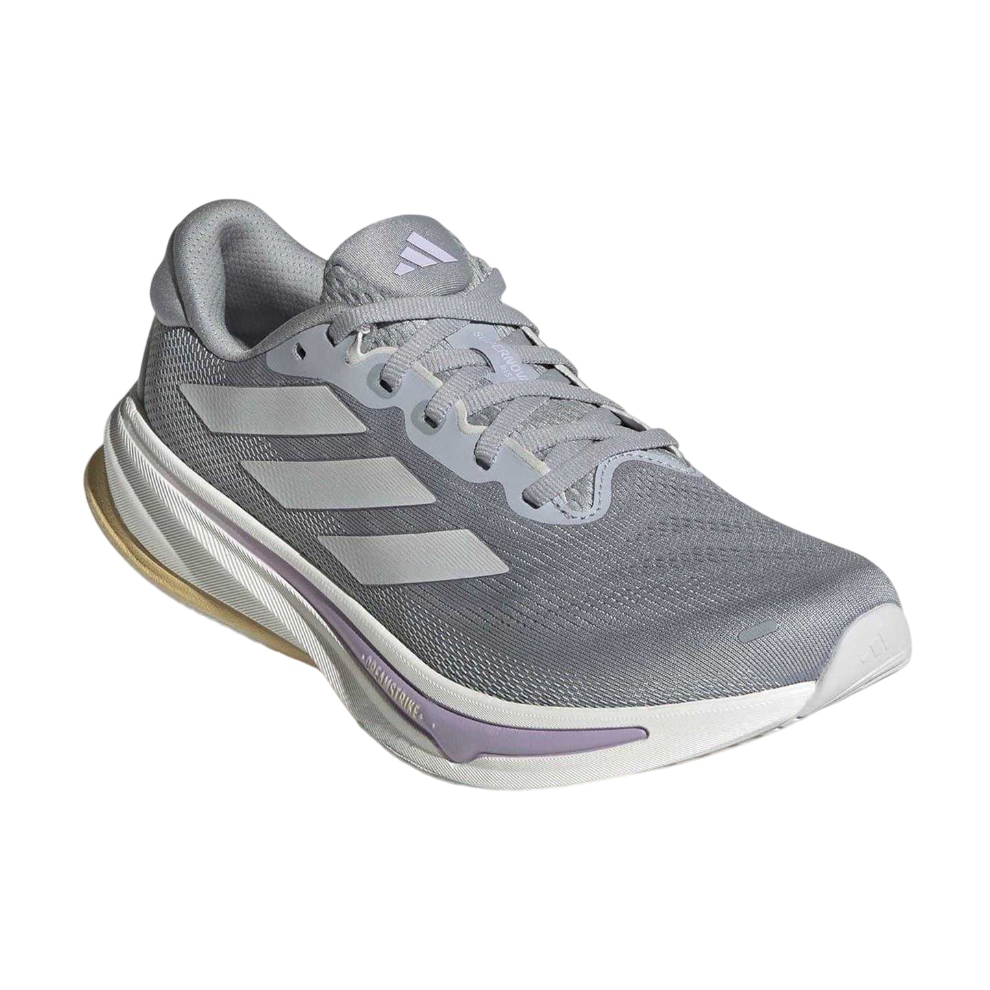 Silver - Side - Adidas Womens-Ladies Supernova Rise 2 Running Shoes