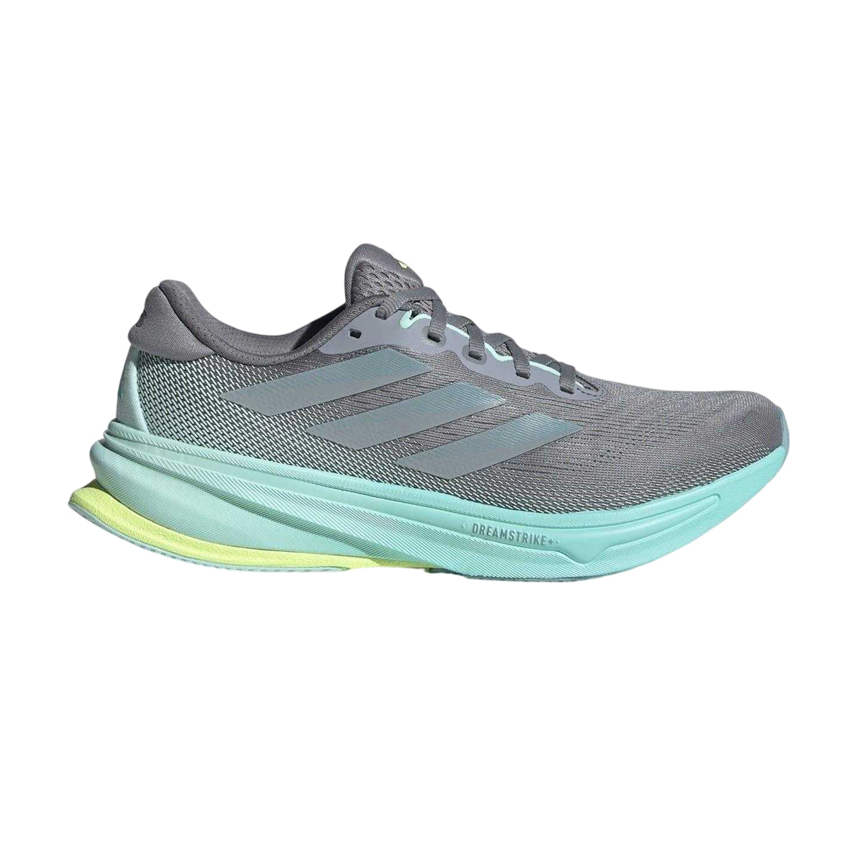 Grey-Aqua - Front - Adidas Womens-Ladies Supernova Rise 2 Running Shoes