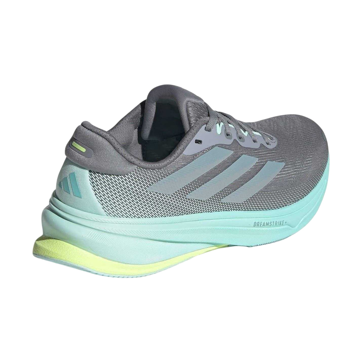 Grey-Aqua - Back - Adidas Womens-Ladies Supernova Rise 2 Running Shoes