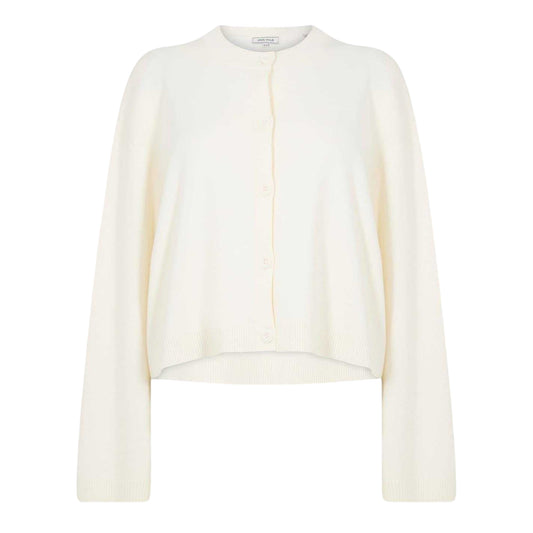 Vintage White - Front - Jack Wills Womens-Ladies Drop Shoulder Cardigan