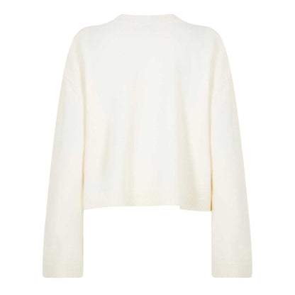 Vintage White - Back - Jack Wills Womens-Ladies Drop Shoulder Cardigan