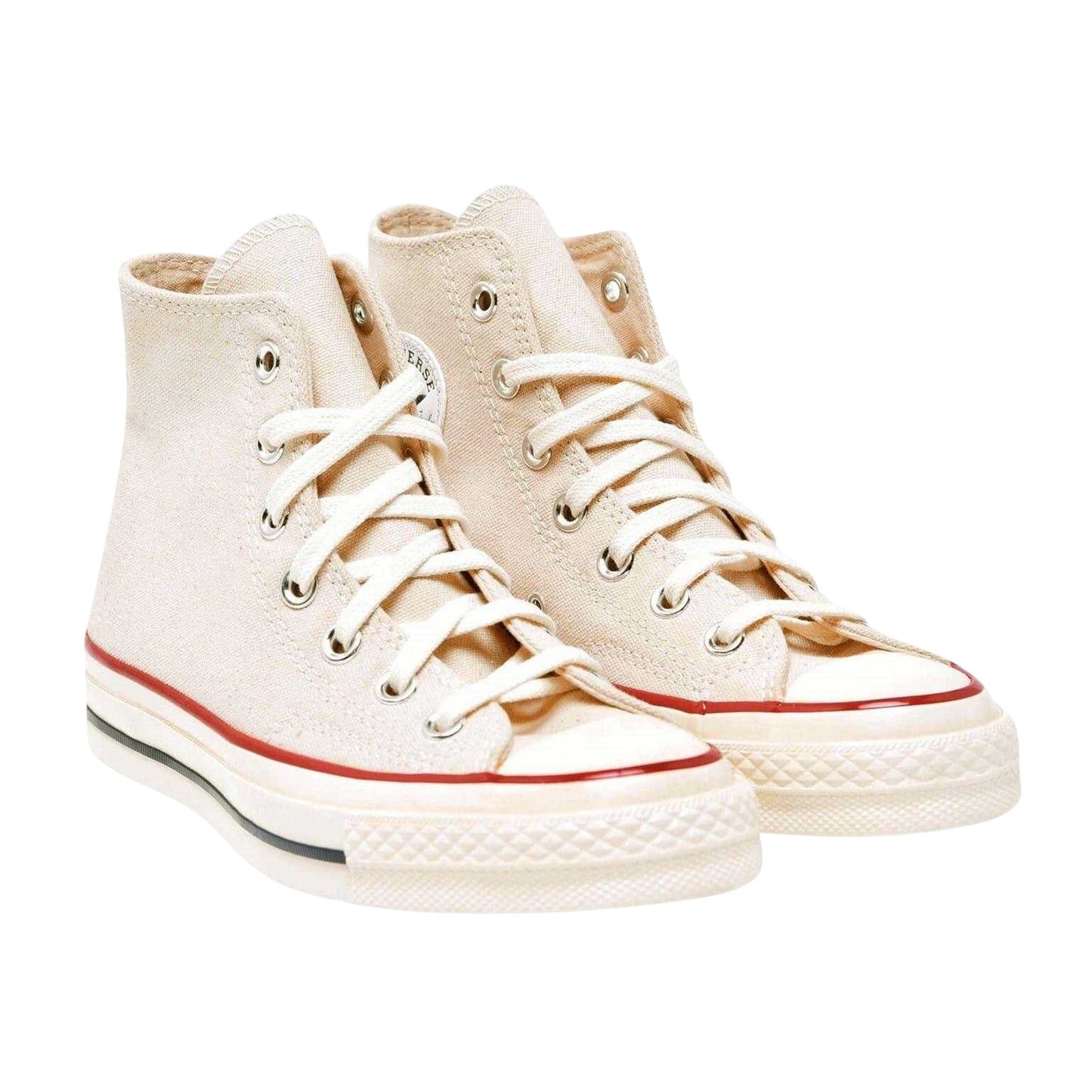 White-Garnet - Lifestyle - Converse Womens-Ladies Chuck 70 Canvas High Top Trainers