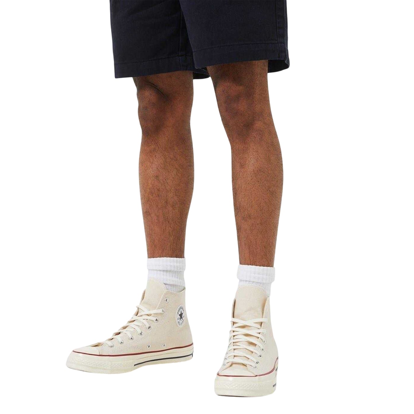 White-Garnet - Pack Shot - Converse Womens-Ladies Chuck 70 Canvas High Top Trainers