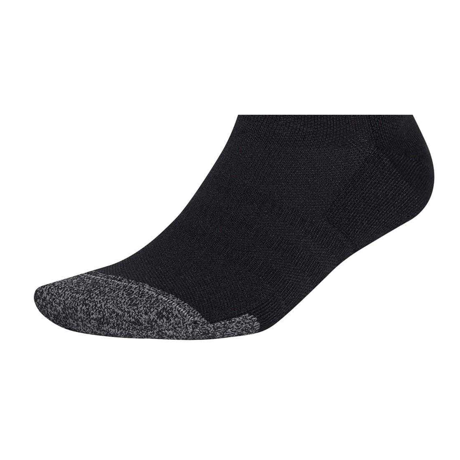 Black-White - Side - Adidas Unisex Adult Cushioned Tennis Crew Socks