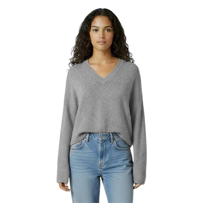 Charcoal - Side - Jack Wills Womens-Ladies Drop Shoulder Jumper