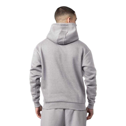 Grey - Back - Mercier Unisex Adult Drop Sleeve Hoodie