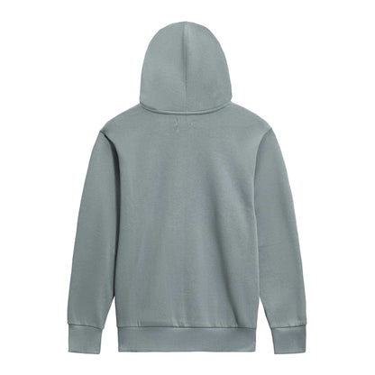 Grey-Blue - Back - Hurley Mens Logo Printed Regular Hoodie