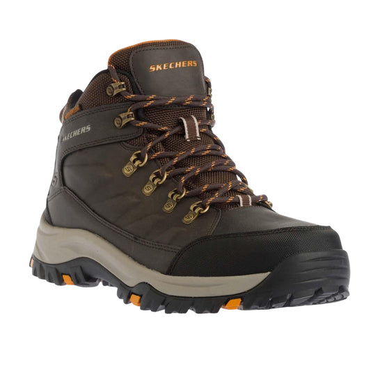Chocolate - Front - Skechers Mens Relment - Daggett Hiking Boots
