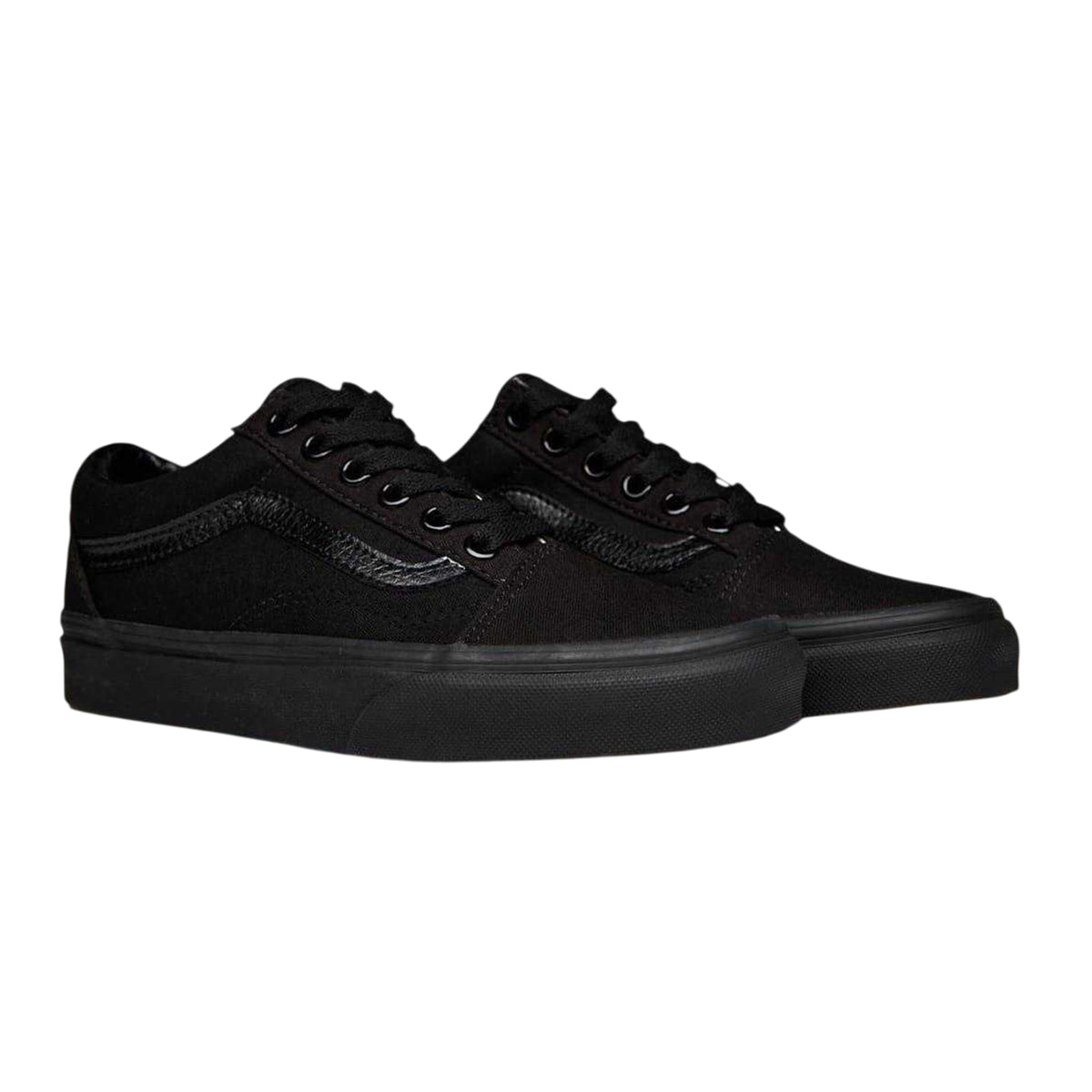 Triple Black - Lifestyle - Vans Womens-Ladies Old Skool Suede Platform Shoes