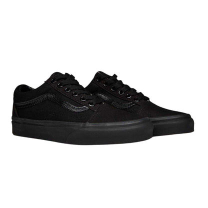 Triple Black - Lifestyle - Vans Womens-Ladies Old Skool Suede Platform Shoes
