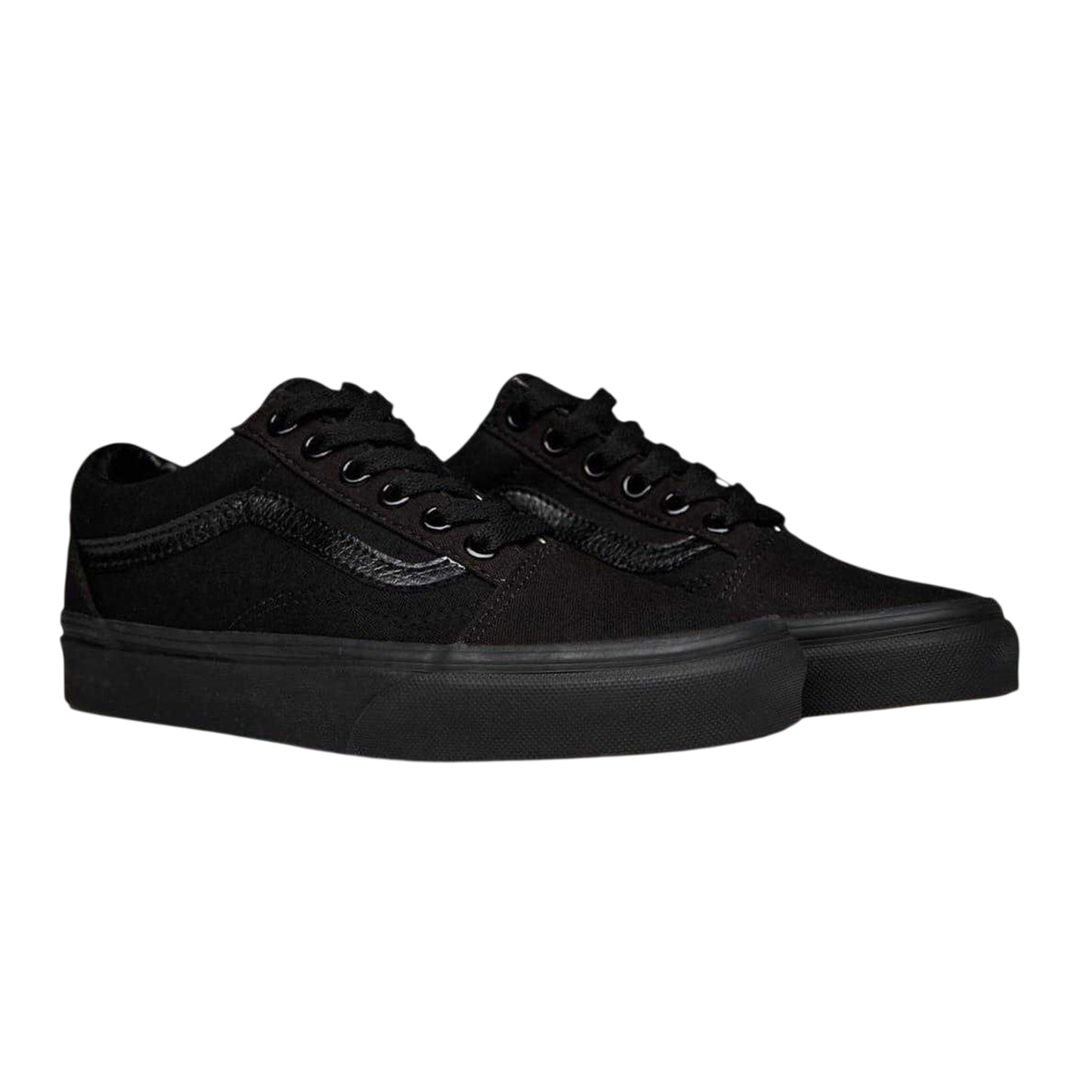 Triple Black - Lifestyle - Vans Womens-Ladies Old Skool Suede Platform Shoes