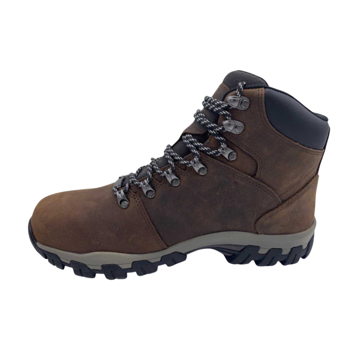 Brown - Back - Karrimor Mens Leather Waterproof Walking Boots
