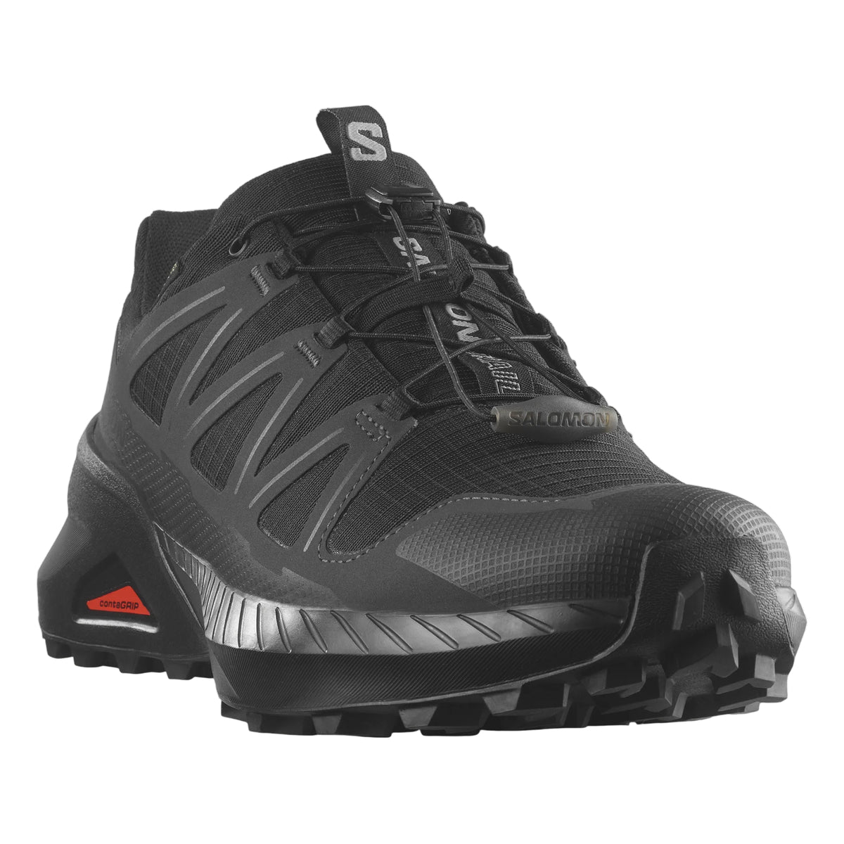 Black - Side - Salomon Mens Speedcross GORE-TEX Hiking Shoes