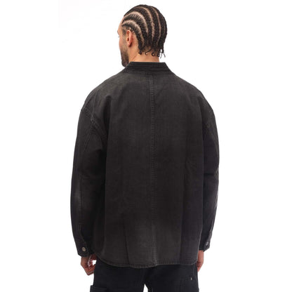 Black - Back - Ambush Unisex Adult Kimono Denim Shirt