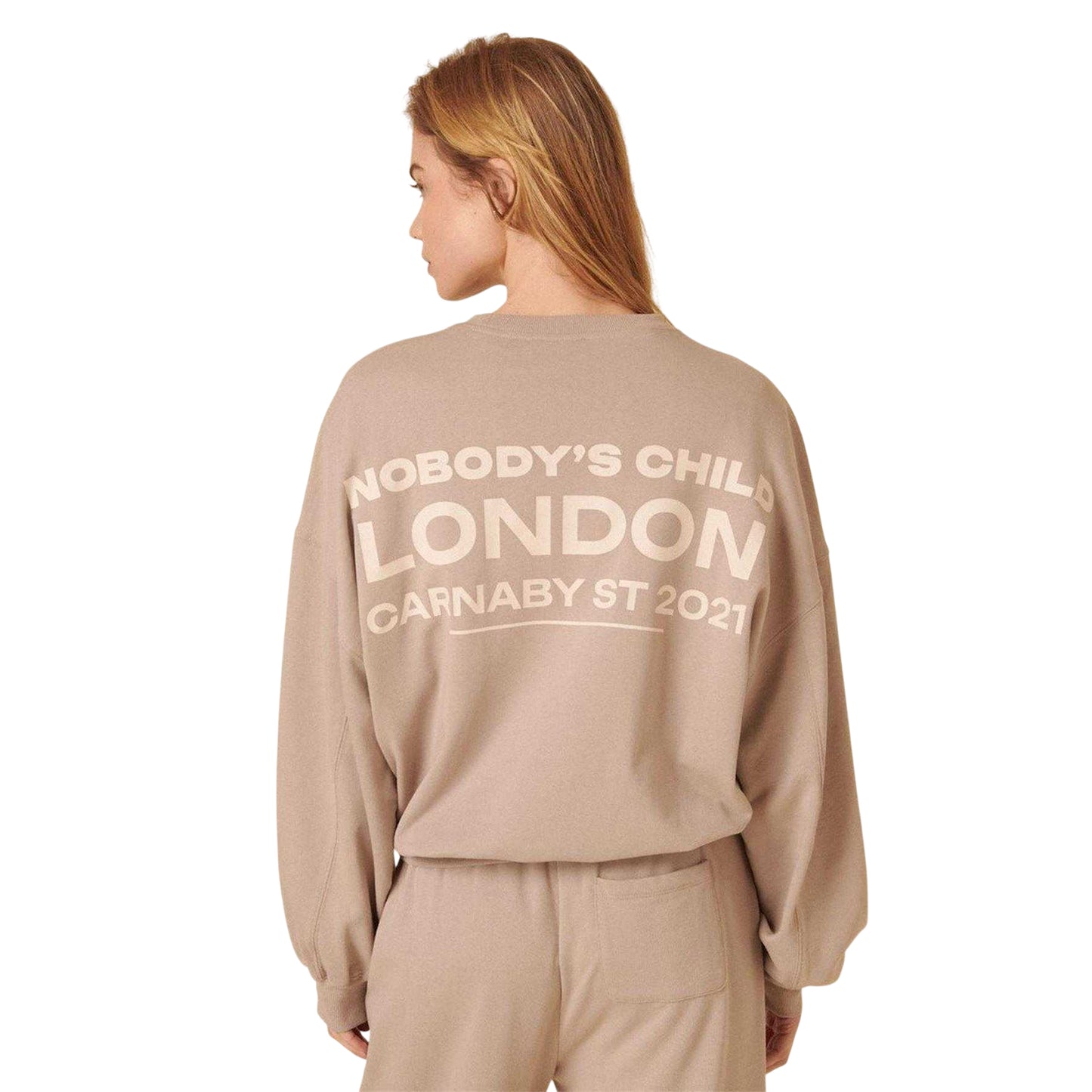 Beige - Back - Nobody´s Child Womens-Ladies Sweatshirt