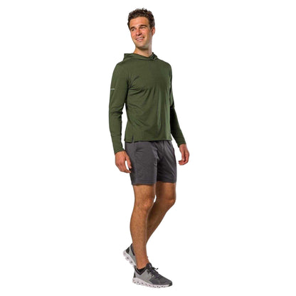 Forest Green - Side - Nathan Mens 365 Regular Hoodie