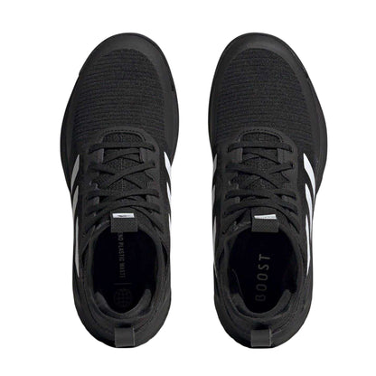 Black-White - Lifestyle - Adidas Womens-Ladies Crazyflight Mid Cut Indoor Court Trainers