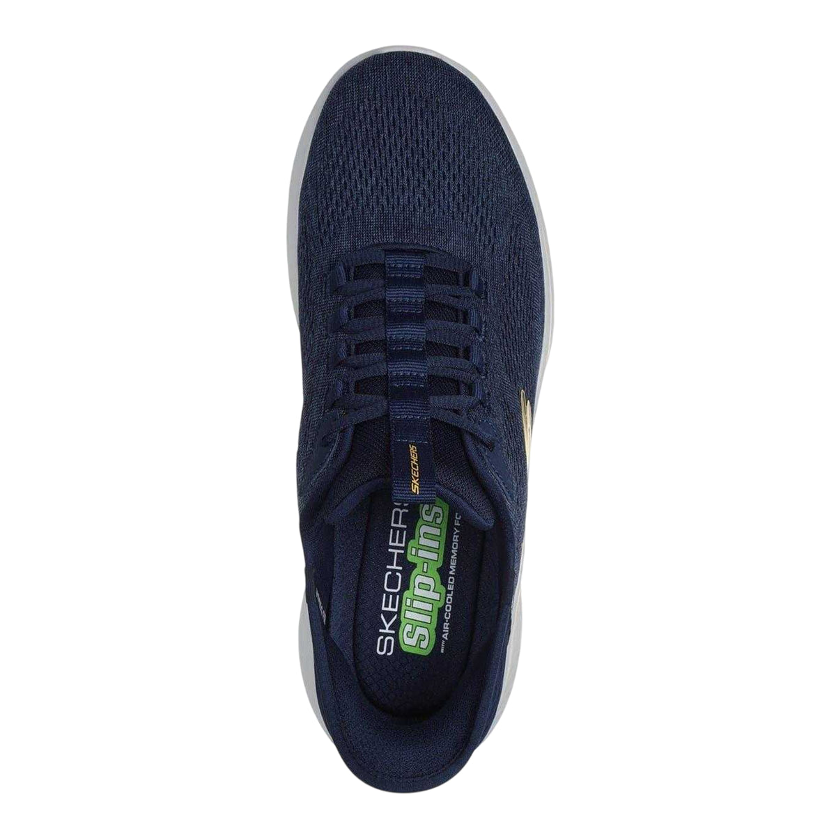 Navy - Side - Skechers Mens Skech-Lite Pro Primebase Slip-In Trainers