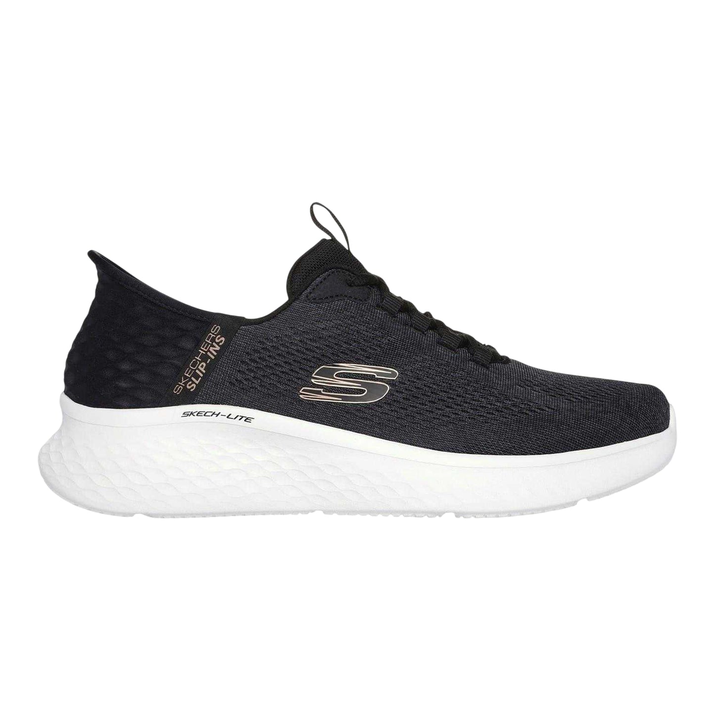 Black - Front - Skechers Mens Skech-Lite Pro Primebase Slip-In Trainers