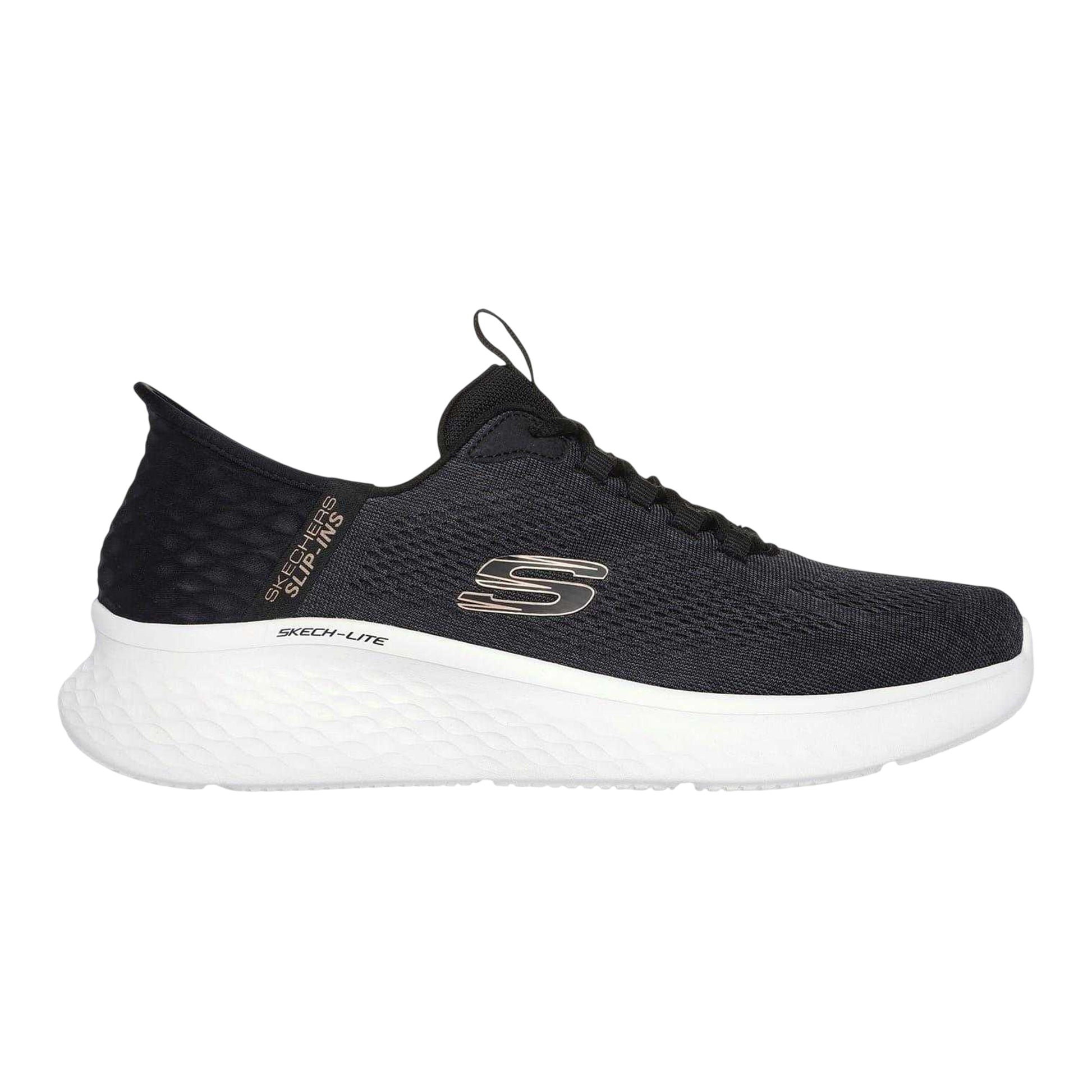 Black - Front - Skechers Mens Skech-Lite Pro Primebase Slip-In Trainers