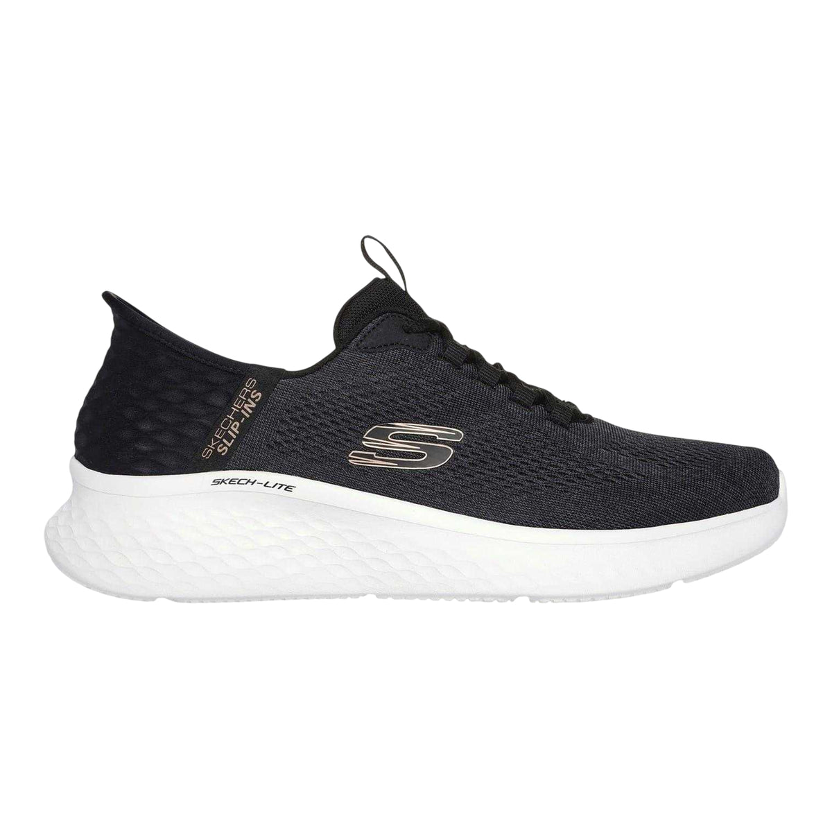 Black - Front - Skechers Mens Skech-Lite Pro Primebase Slip-In Trainers