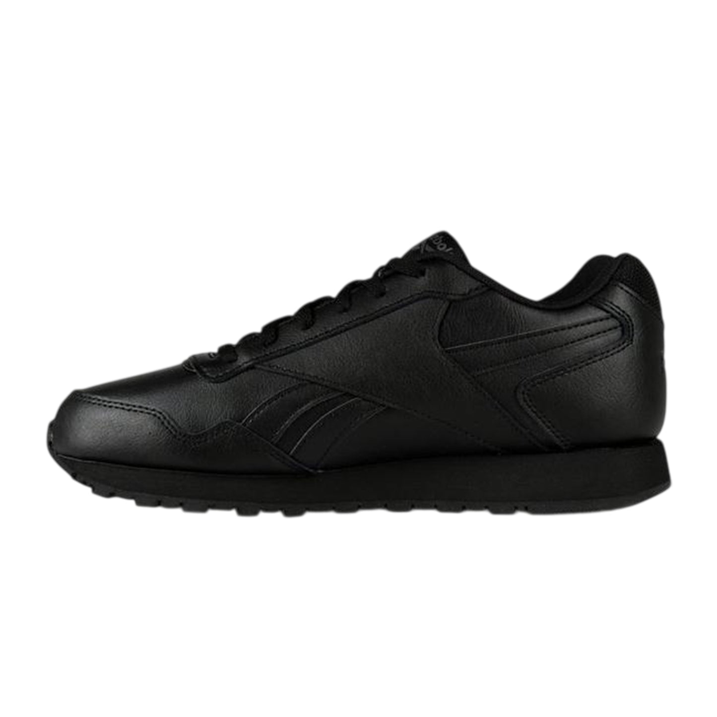 Black - Side - Reebok Womens-Ladies Royal Glide Leather Trainers