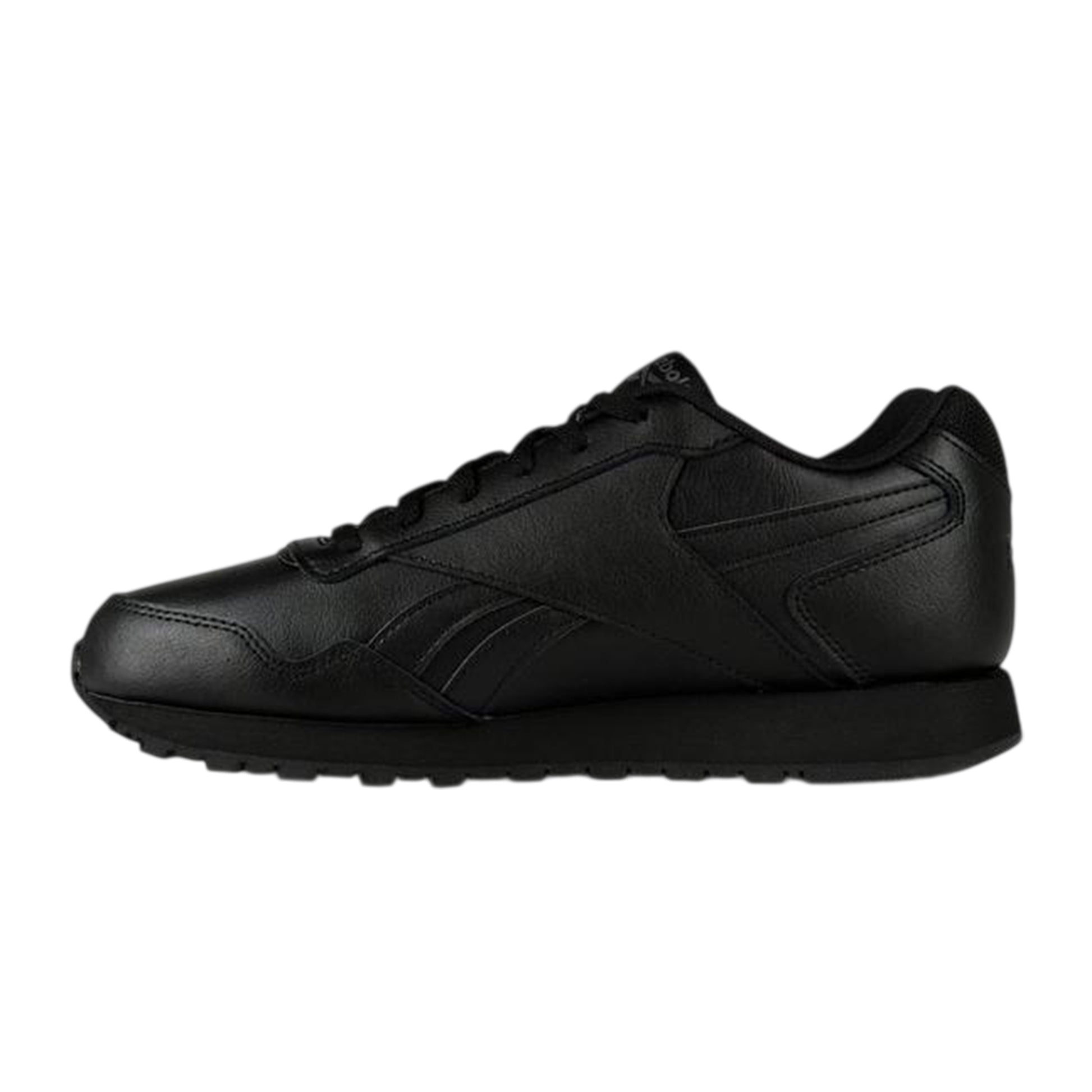 Black - Side - Reebok Womens-Ladies Royal Glide Leather Trainers