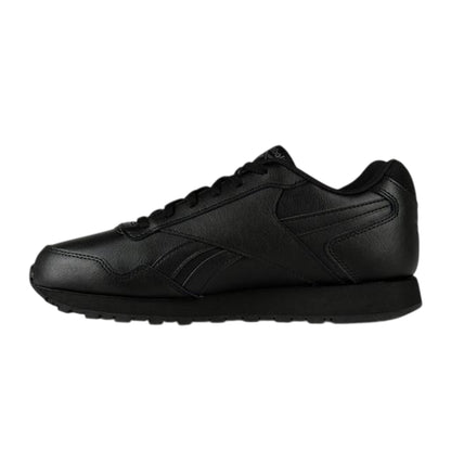 Black - Side - Reebok Womens-Ladies Royal Glide Leather Trainers