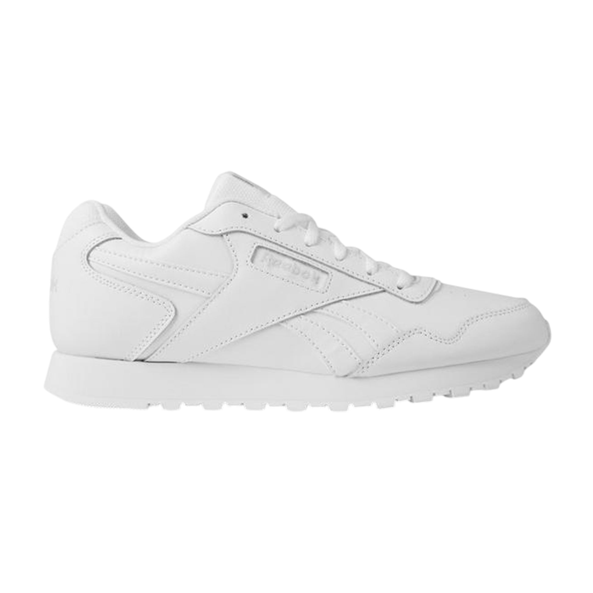 White - Front - Reebok Womens-Ladies Royal Glide Leather Trainers