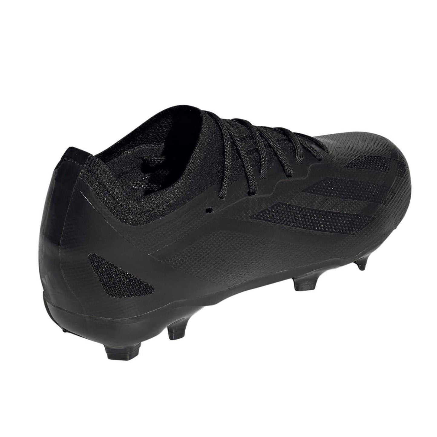 Black - Back - Adidas Childrens-Kids X Crazyfast Elite Firm Ground Football Boots