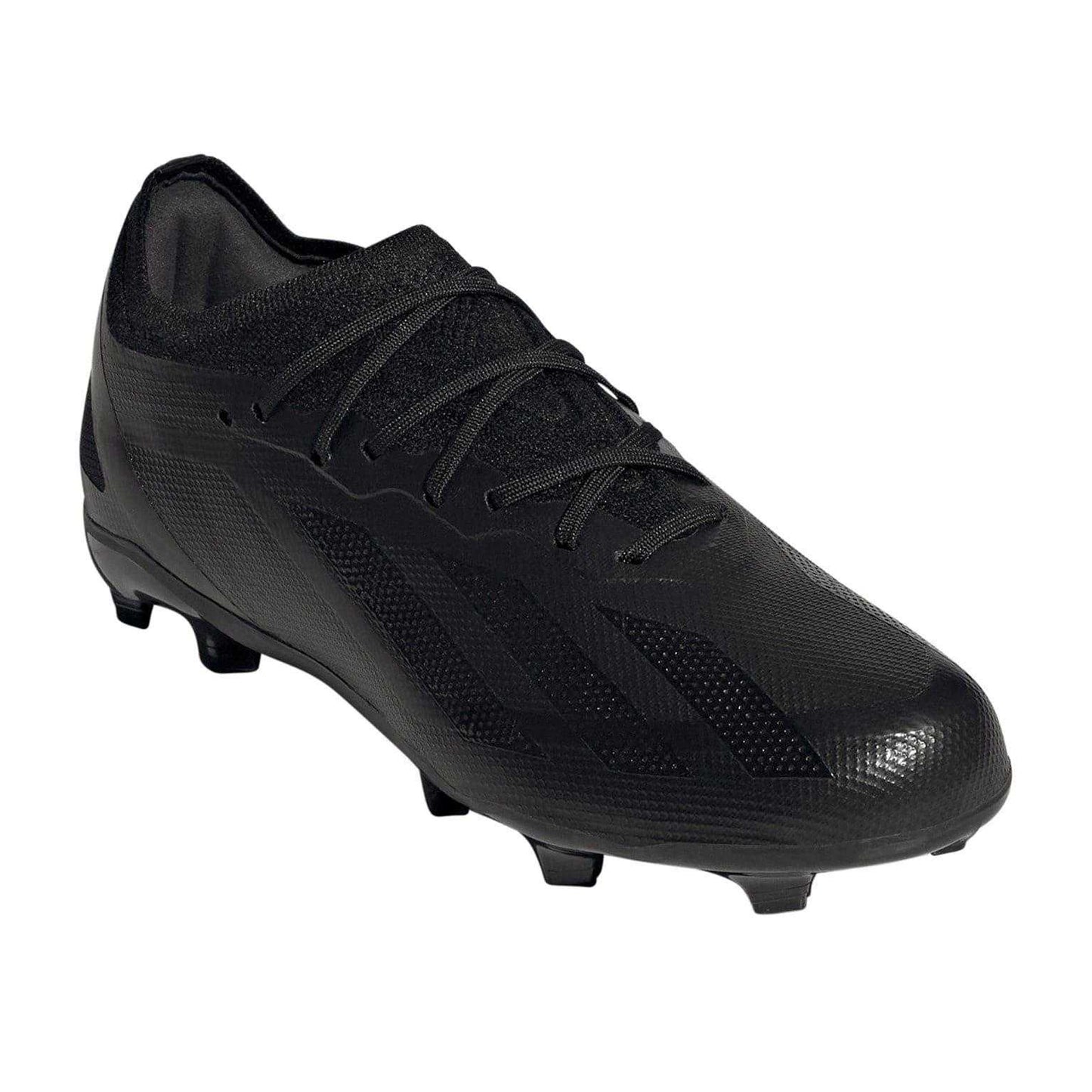 Black - Side - Adidas Childrens-Kids X Crazyfast Elite Firm Ground Football Boots