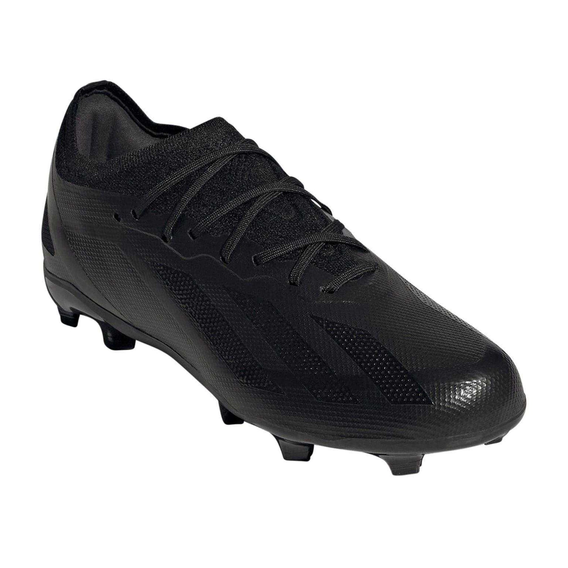 Black - Side - Adidas Childrens-Kids X Crazyfast Elite Firm Ground Football Boots
