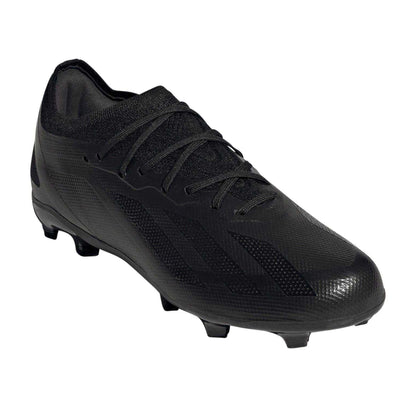 Black - Side - Adidas Childrens-Kids X Crazyfast Elite Firm Ground Football Boots